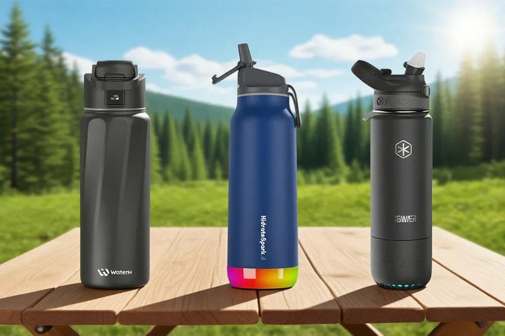 WaterH vs. HidrateSpark vs. Icewater: Smart Bottle Showdown
