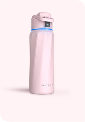 Boost Pink 32oz Water Bottle Smart Tracker