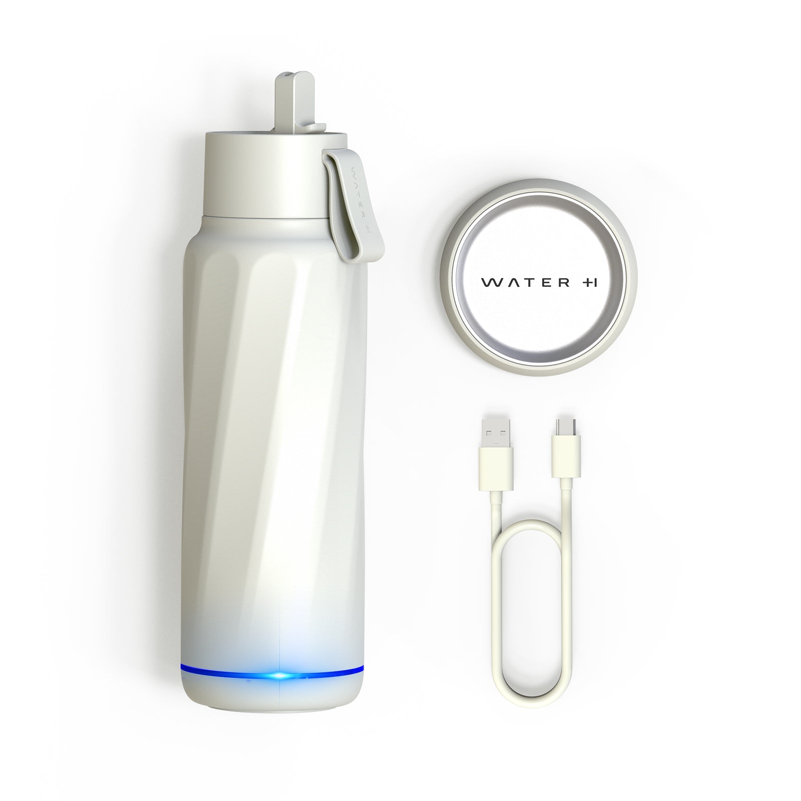 Smart Water Bottle with TDS Water Quality Sensor by WaterH