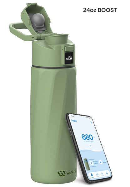 WaterH Smart Water Bottle  24 oz with Hydration Tracking | Official Store
