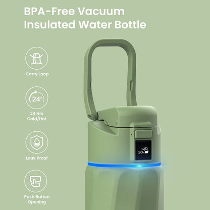 WaterH Smart Water Bottle  24 oz with Hydration Tracking | Official Store