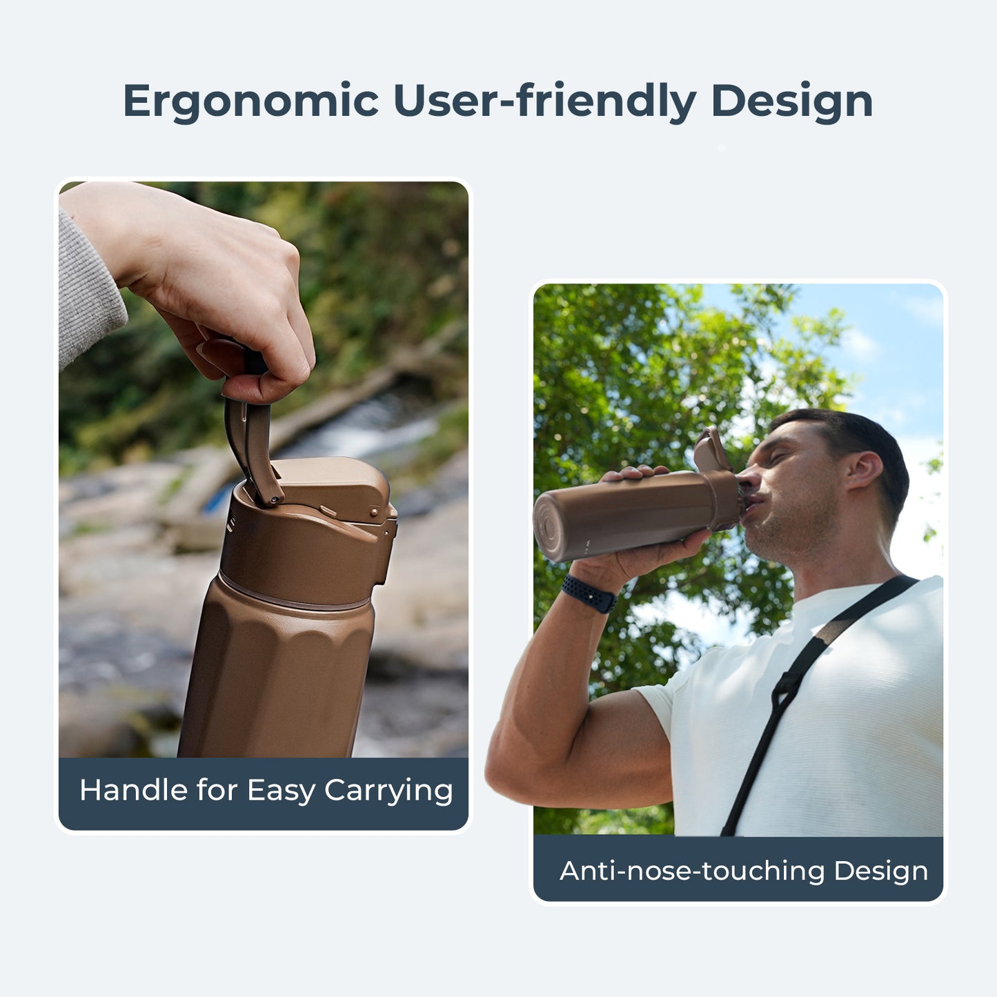 WaterH Boost Smart Water Bottle: 32 oz Hydration Tracker with APP &  Insulation