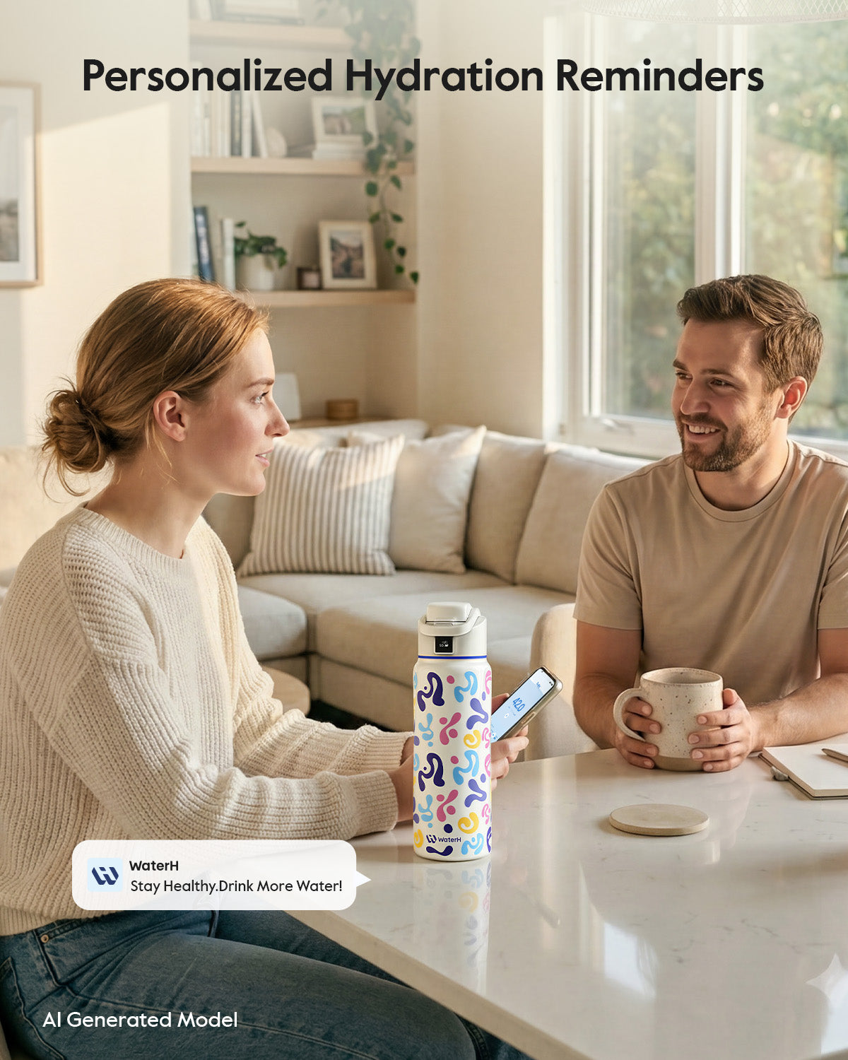 WaterH Boost Smart Water Boost 3D – 32oz of Hydration in a New Dimension