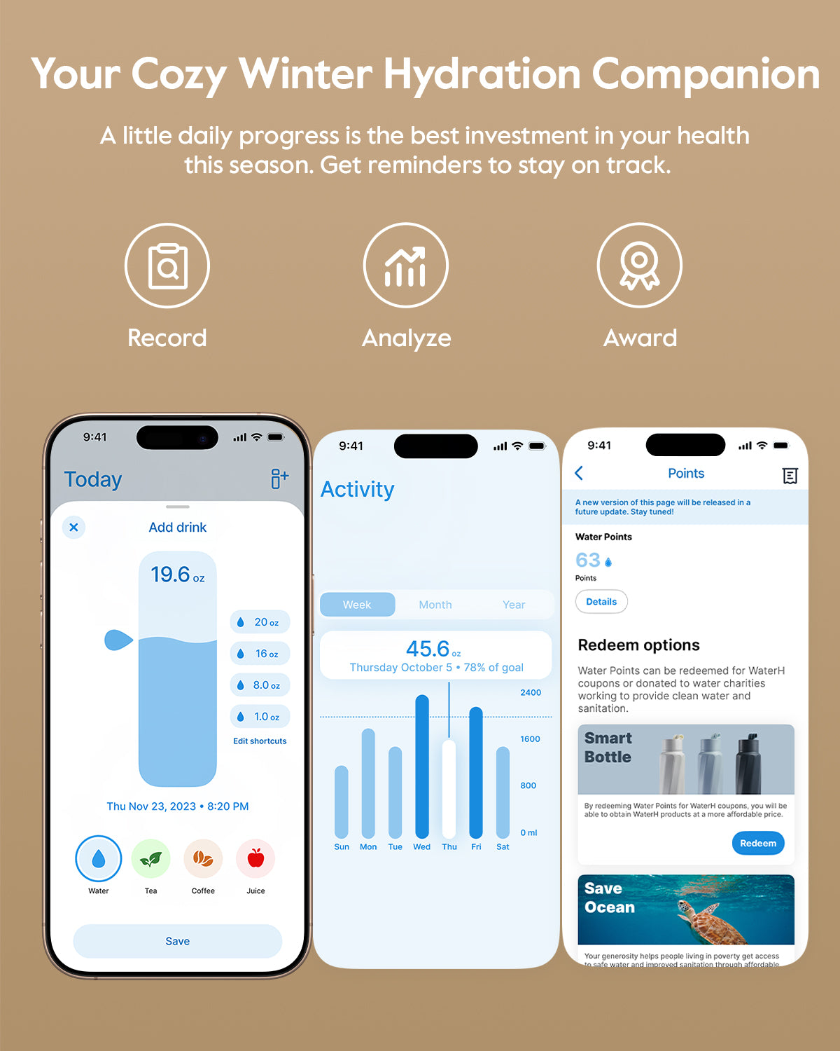 WaterH Boost Smart Water Boost 3D – 24oz of Hydration in a New Dimension