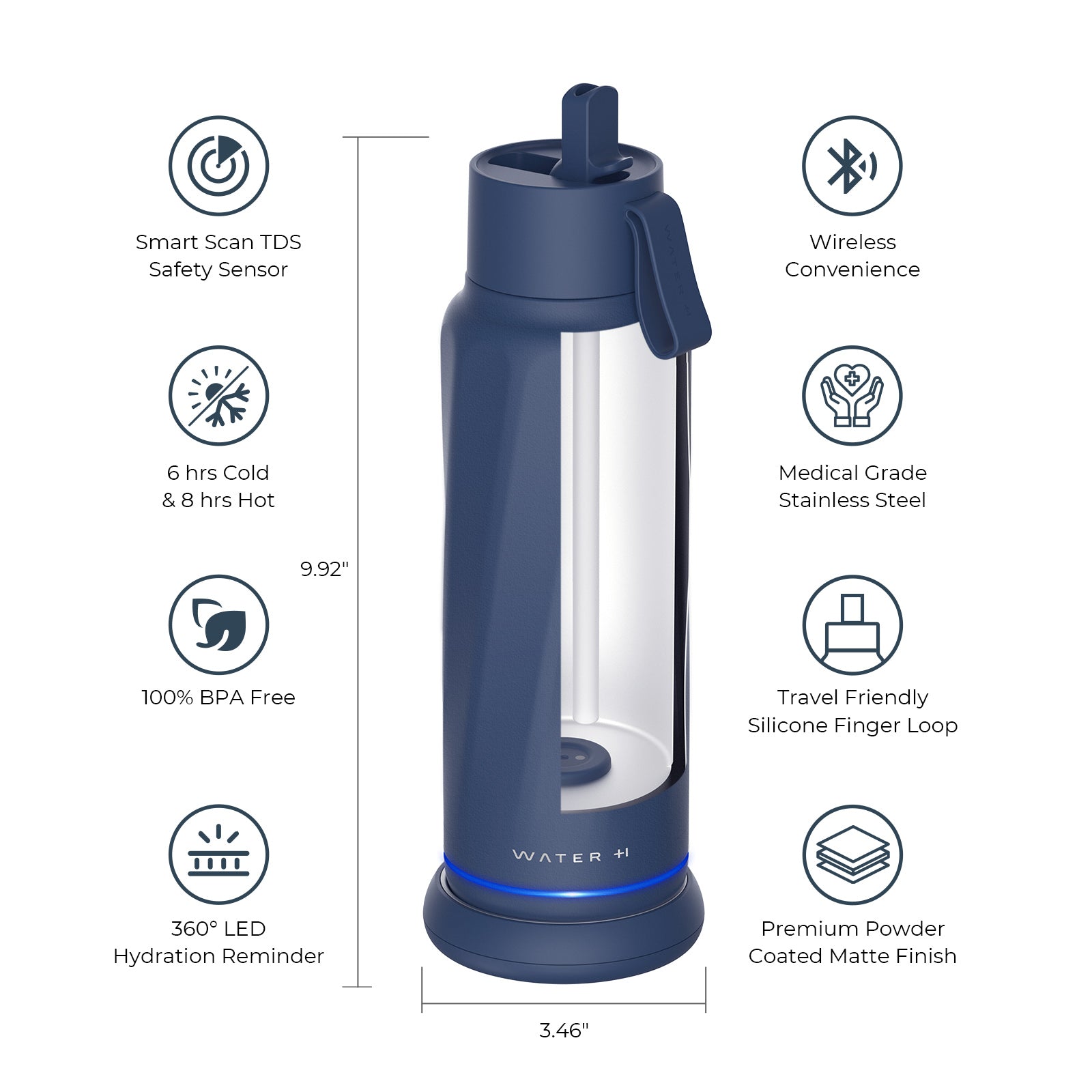 Water Intake Smart Water Bottle Hydration Tracker Water Intake