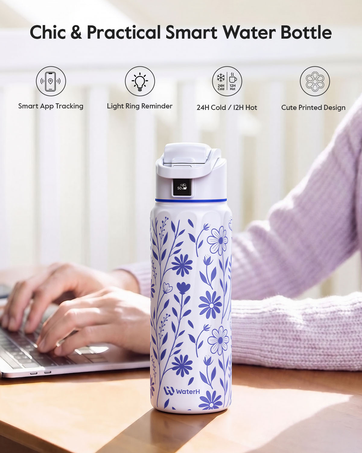 WaterH Boost Smart Water Boost 3D – 32oz of Hydration in a New Dimension