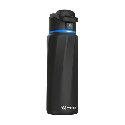 WaterH Boost Smart Water Bottle: 32 oz Hydration Tracker with APP &  Insulation