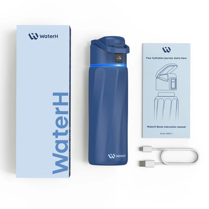 WaterH Smart Water Bottle  24 oz with Hydration Tracking | Official Store