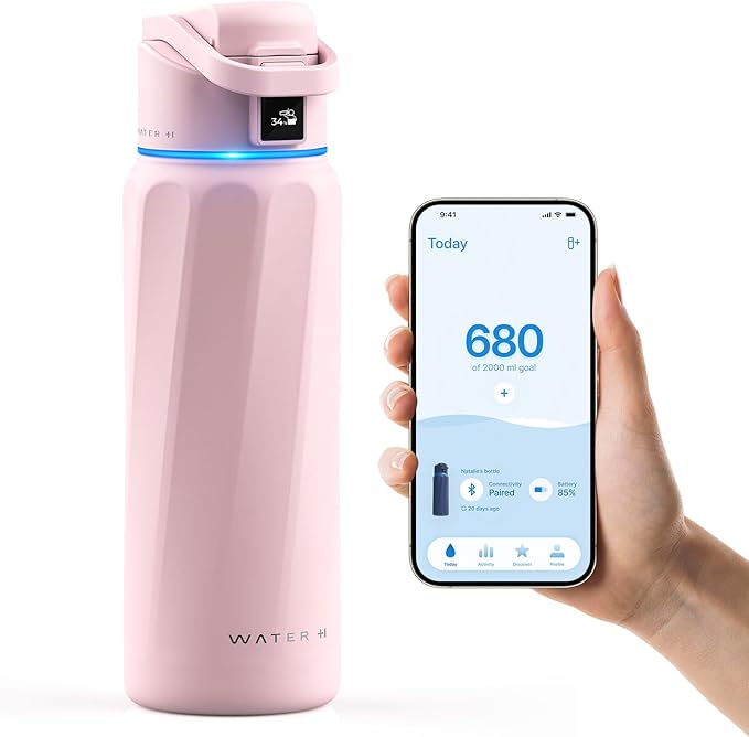 WaterH Boost Smart Water Bottle: 32 oz Hydration Tracker with APP &  Insulation（Special Offer）