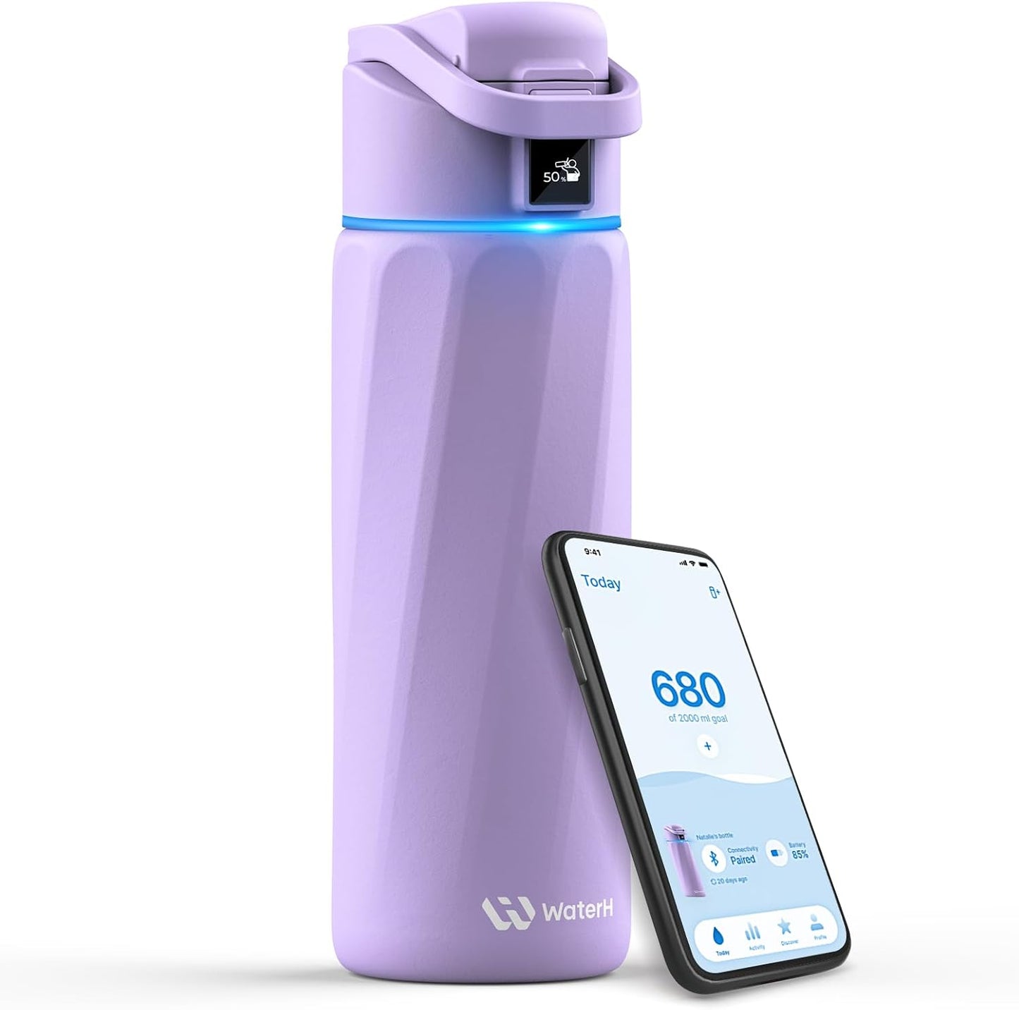 WaterH Boost Smart Water Bottle: 32 oz Hydration Tracker with APP &  Insulation（Special Offer）