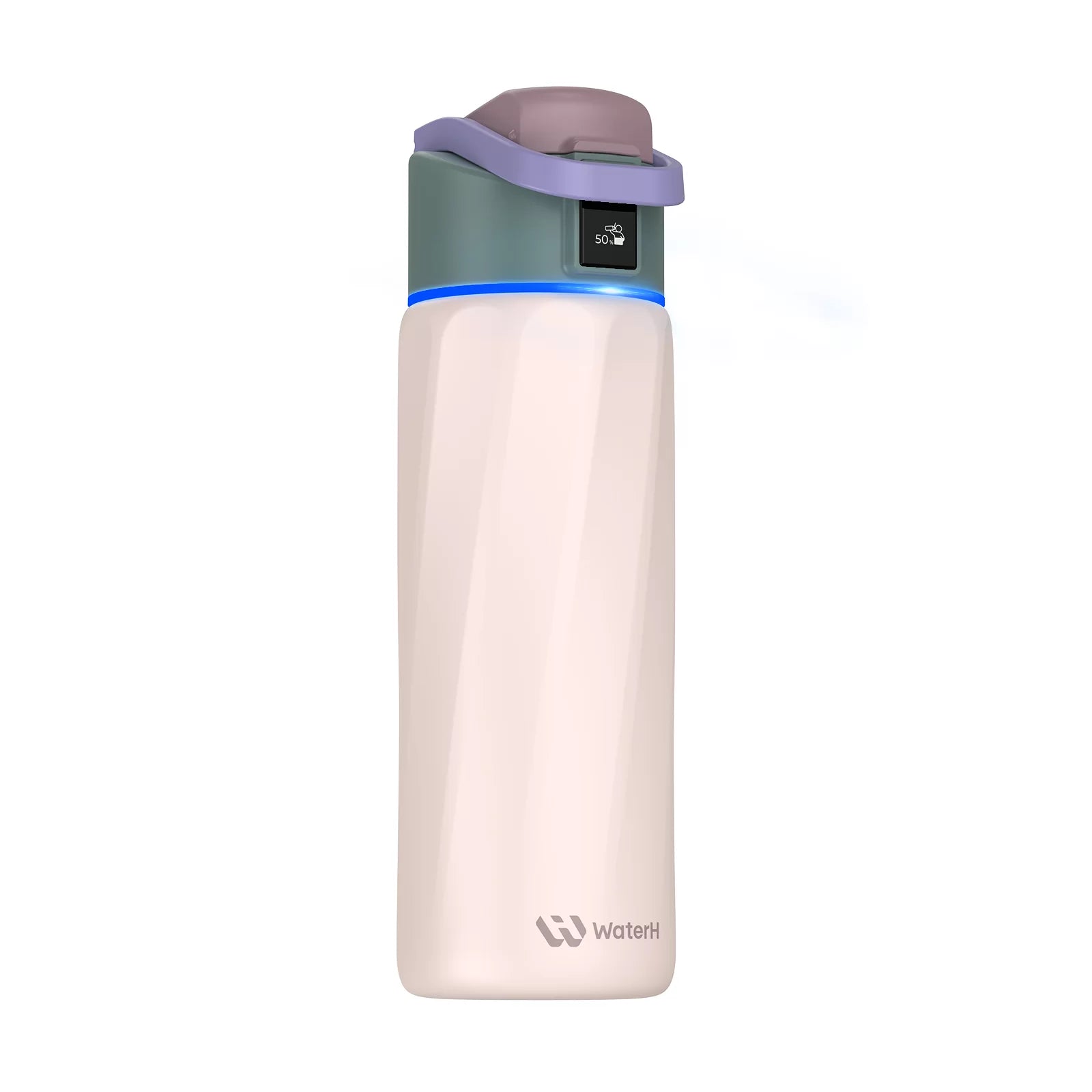 WaterH Smart Water Bottle 24 oz with Hydration Tracking | Official Store - Purple
